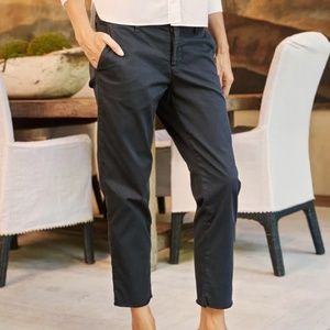 Frank Eileen Wicklow Italian Chino Twill in Washed Black, size 8
